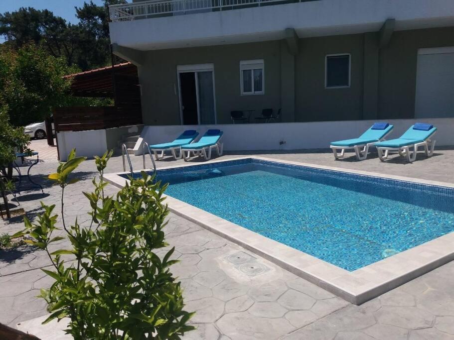 Greek Style Ground Floor Apartment & Pool Іялісос Екстер'єр фото