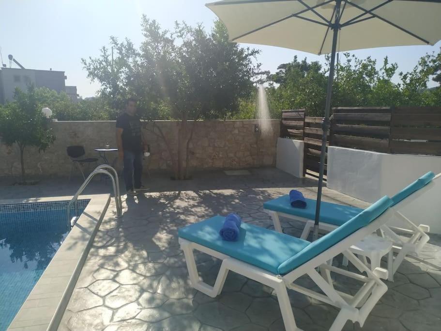 Greek Style Ground Floor Apartment & Pool Іялісос Екстер'єр фото